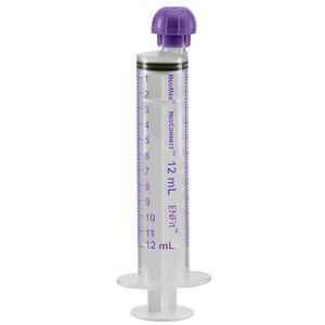 NeoConnect Oral/Enteral Syringe with ENFit Connector, Purple, 6 mL