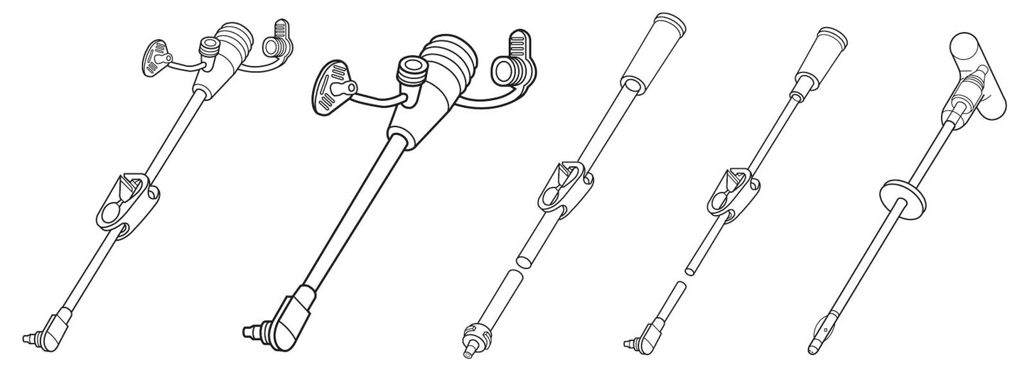 Halyard Professional MIC-KEY Bolus Extension Set 24" with Right-Angle Connector