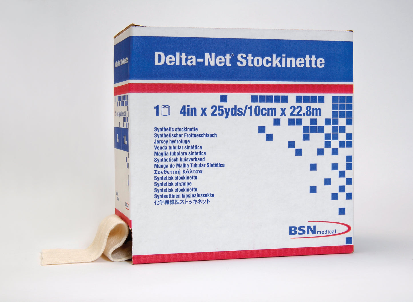 Delta-Net Orthopedic Synthetic Stockinette, 4" x 25 yds.