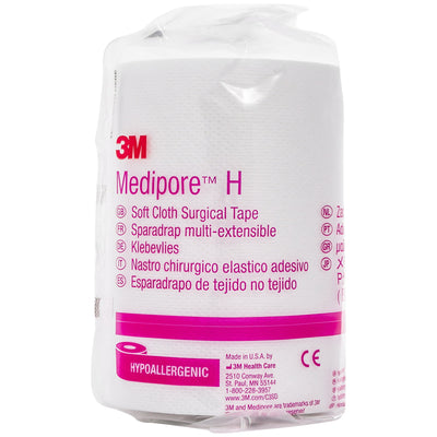 3M Medipore H Hypoallergenic Soft Cloth Surgical Tape