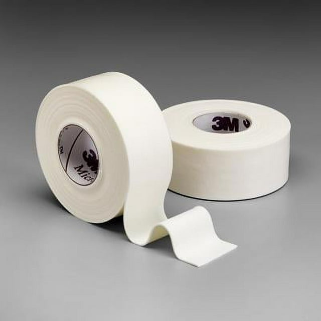 3M Microfoam Hypoallergenic Elastic Foam Surgical Tape, 4" x 5-1/2 yds