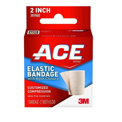 3M ACE Elastic Bandage with Hook Closure, 2-Inch Wide - KatyMedSolutions