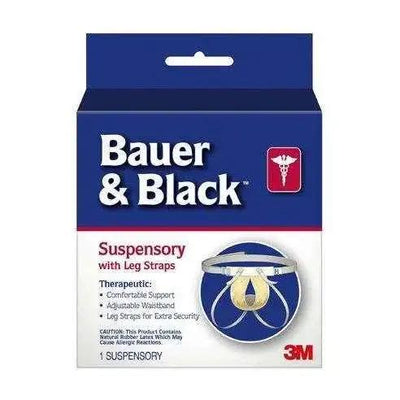 3M Bauer & Black Athletic Supporter, Medium - KatyMedSolutions