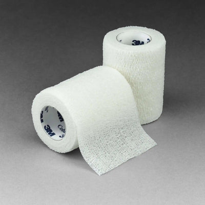 3M Coban Cohesive Bandage, 3 Inch x 5 Yard, White - KatyMedSolutions