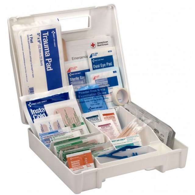 First Aid Only First Aid Kit FAO-132 Plastic Case 131 Piece