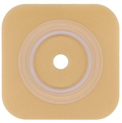 ConvaTec SUR-FIT Natura Durahesive Two-Piece Skin Barrier, Up to 3/4" Cut-to-Fit, 1-1/4" Flange, 4" x 4"