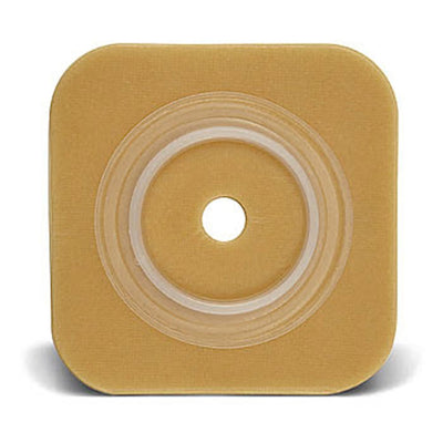 ConvaTec SUR-FIT Natura Durahesive Skin Barrier, Up to 1-1/4" Cut-to-Fit, 1-3/4" Flange, 4" x 4"