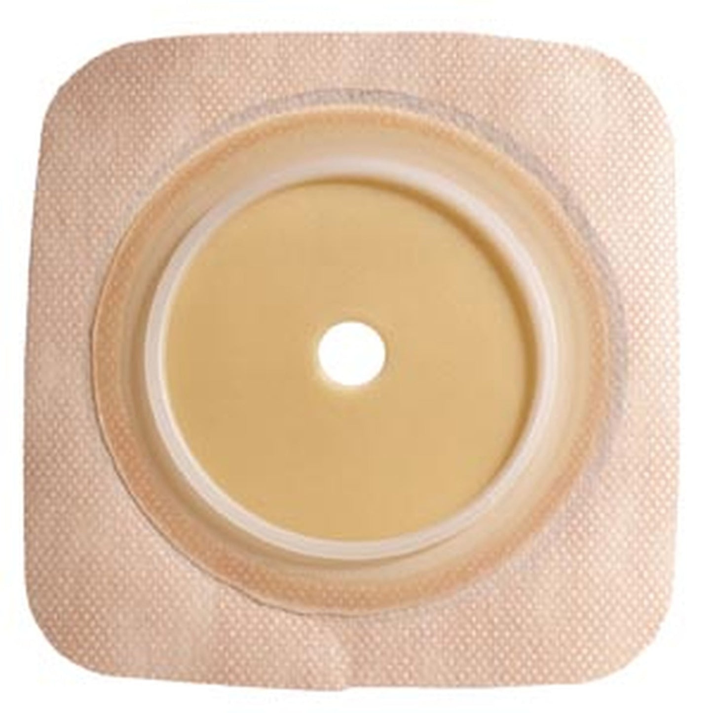 ConvaTec SUR-FIT Natura Durahesive Skin Barrier, Up to 1" Cut-to-Fit, 1-1/2" Flange, Tape Collar, 4" x 4"