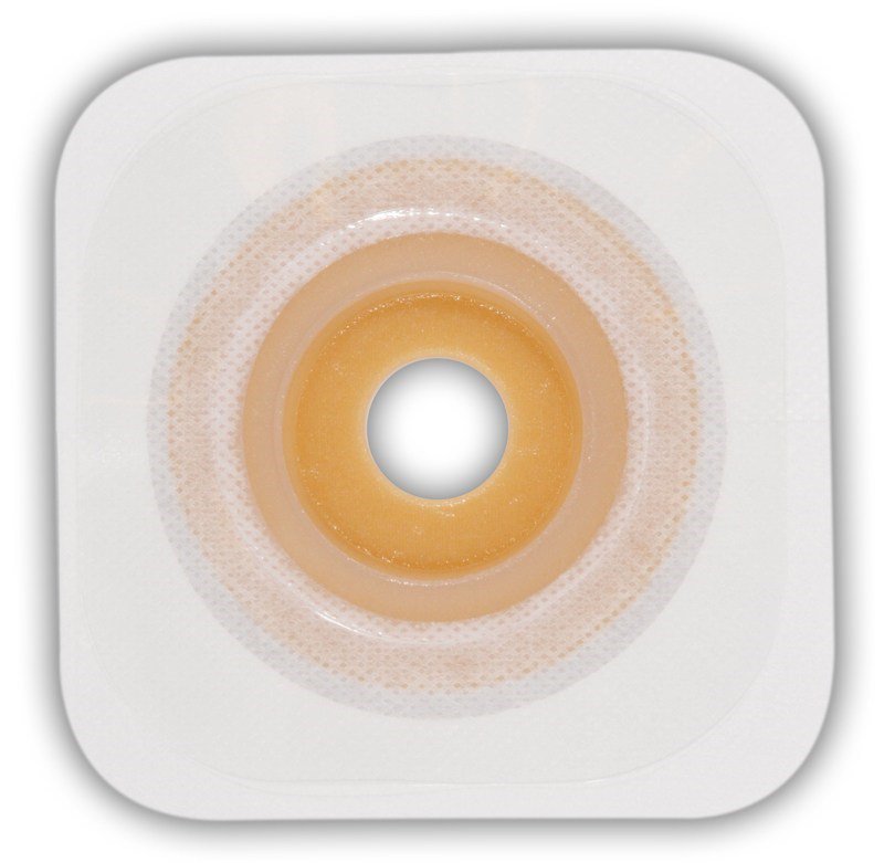 Convex skin barrier with Mold-to-fit opening, fits stoma 1-1/4" to 1-3/4" -10 Box