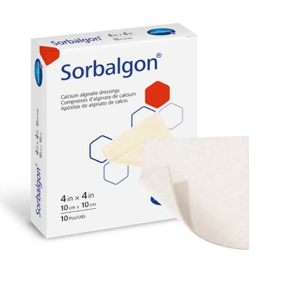 Sorbalgon Calcium Alginate Dressing, 4" x 4"