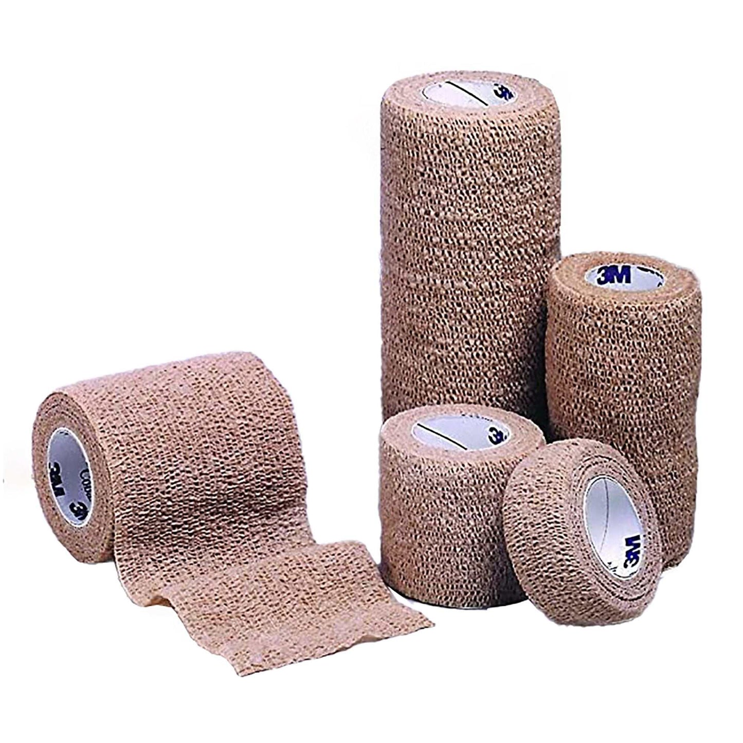 3M Coban Cohesive Bandage 3 Inch Lightweight Latex Wrap