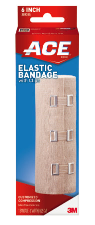 Ace Elastic Bandage 6" with Clips