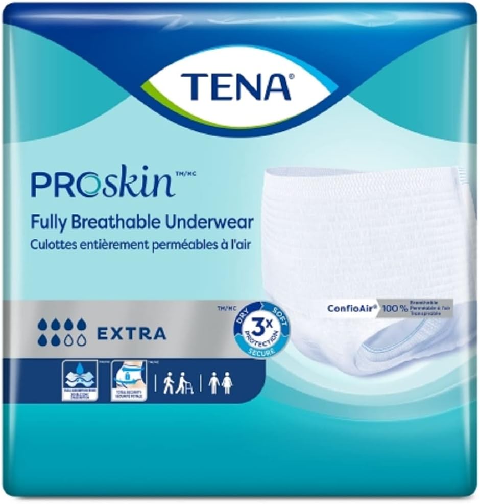 Tena Protective Underwear, 55" to 66" Waist, XL