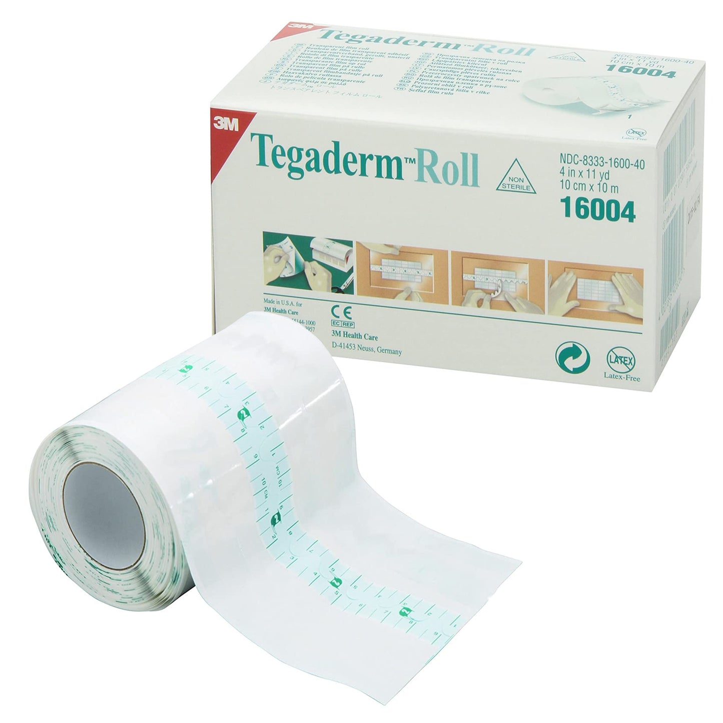 Tegaderm Transparent Film Dressing Roll 4" x 11 yds