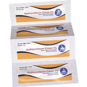 Itch Relief Dynarex 1% Strength Cream 0.9 Gram Individual Packet