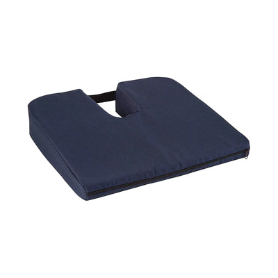 Sloping Coccyx Cushion, 15" X 14" X 1.5", Navy