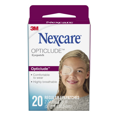 Nexcare Opticlude Eye Patch Reg 20's