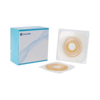 ConvaTec SUR-FIT Natura Stomahesive Skin Barrier, 1-1/4" to 1-3/4" Mold-to-Fit, 2-1/4" Flange, Hydrocolloid Collar, White