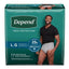 Depend FIT-FLEX Incontinence Underwear for Men Maximum Absorbency L-Gray