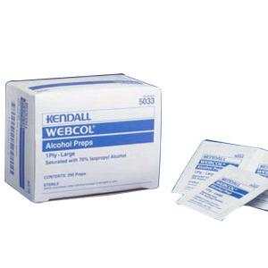 Webcol Medical Cleansing Alcohol Preps Medium 2 Ply Sterile Sponges