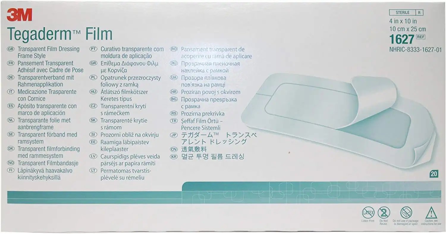 3M Tegaderm Transparent Adhesive Film Dressing