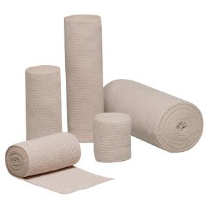 REB LF Reinforced Elastic Bandage with Clips 6" x 5 yds