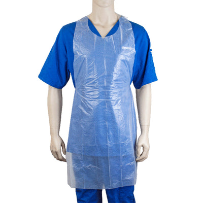 Dynarex Full Coverage Polyethelene Apron, 24" x 42"