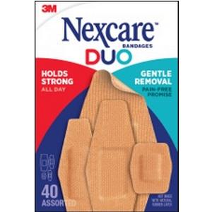 Nexcare DUO Bandage, Assorted, 40ct