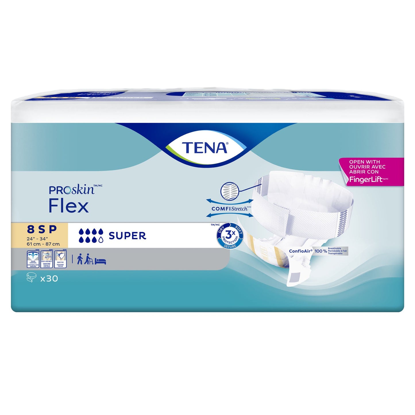 TENA Flex Super 24" to 34", Sterile, Latex-free