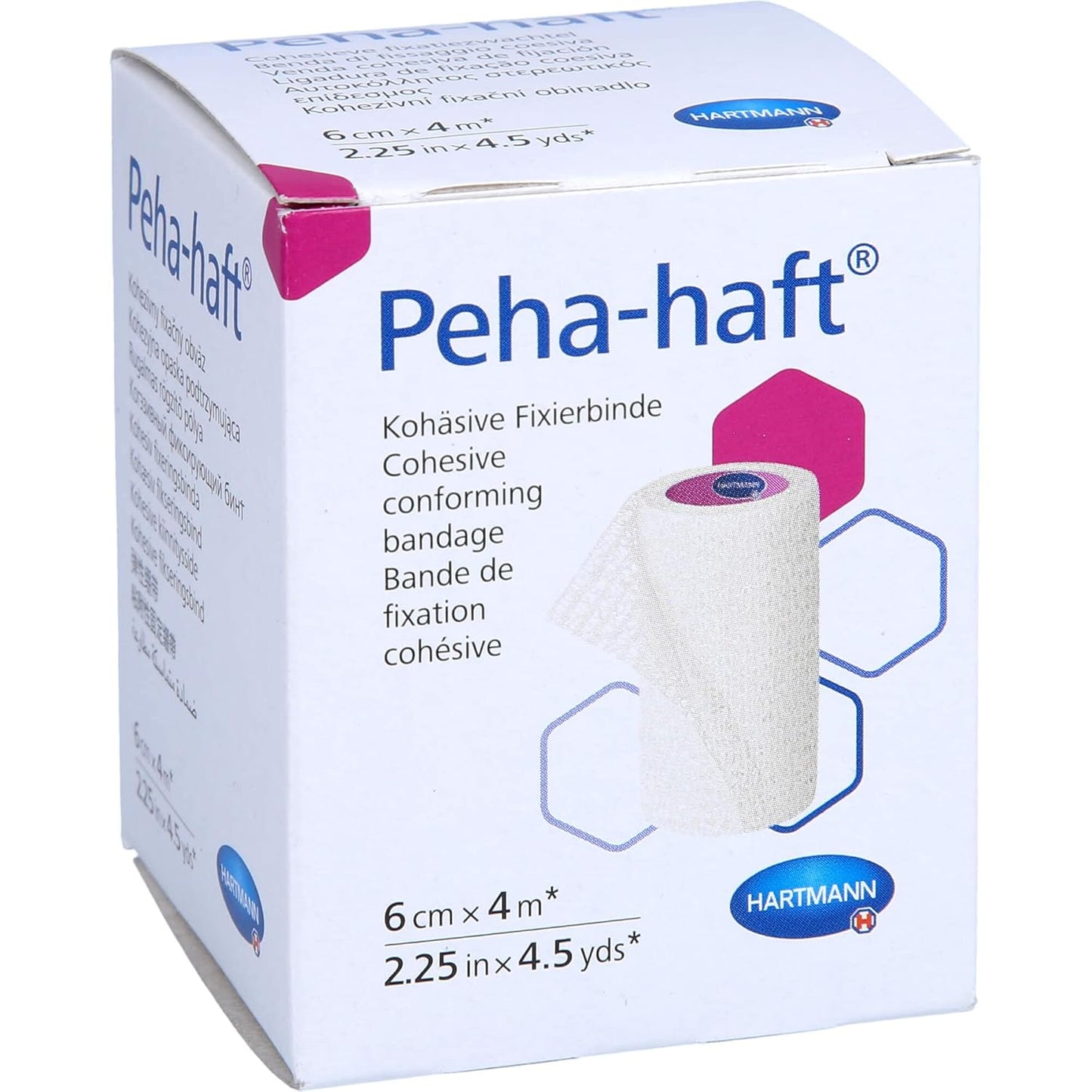 Peha-Haft Absorbent Cohesive Conforming Gauze Bandage, 2 1/4" X 4.5 yd