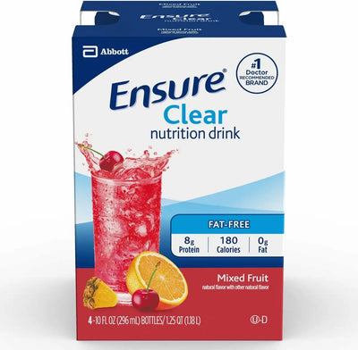 Ensure Clear Nutrition Drink, Mixed Fruit, Ready-to-Drink, Retail, 10 fl oz