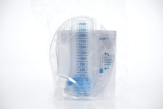 AirLife Volumetric Incentive Spirometer, 2500 mL Capacity