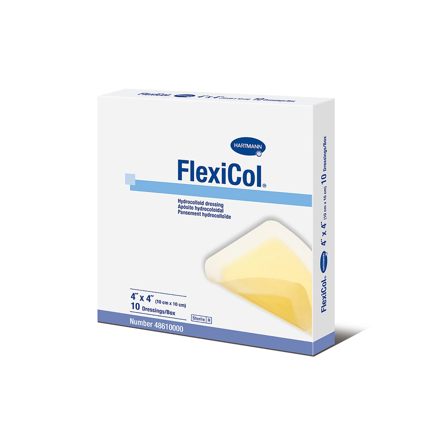 Hartmann-Conco FlexiCol Hydrocolloid Dressing, 4" x 4"