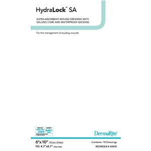 HydraLock SA Superabsorbent Dressing, 6" x 10"