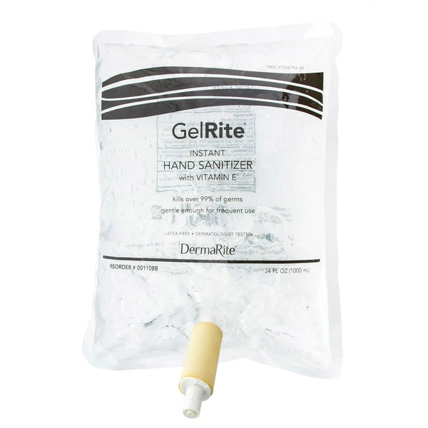 Gel Rite Instant Hand Sanitizer, Gel, Ethyl Alcohol, 65% Strength 