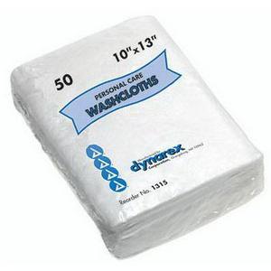 Personal care dry wipe washcloth, 12 x 13