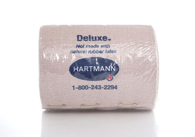 Hartmann Deluxe Reinforced Elastic Bandage, Latex Free, Stretched 4" x 11 yds