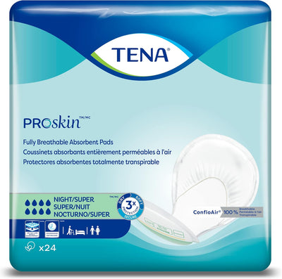 TENA Super Absorbency Night Pad, Green, 62718