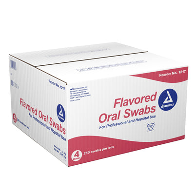 Oral Swabsticks, Flavored with Dentrifice