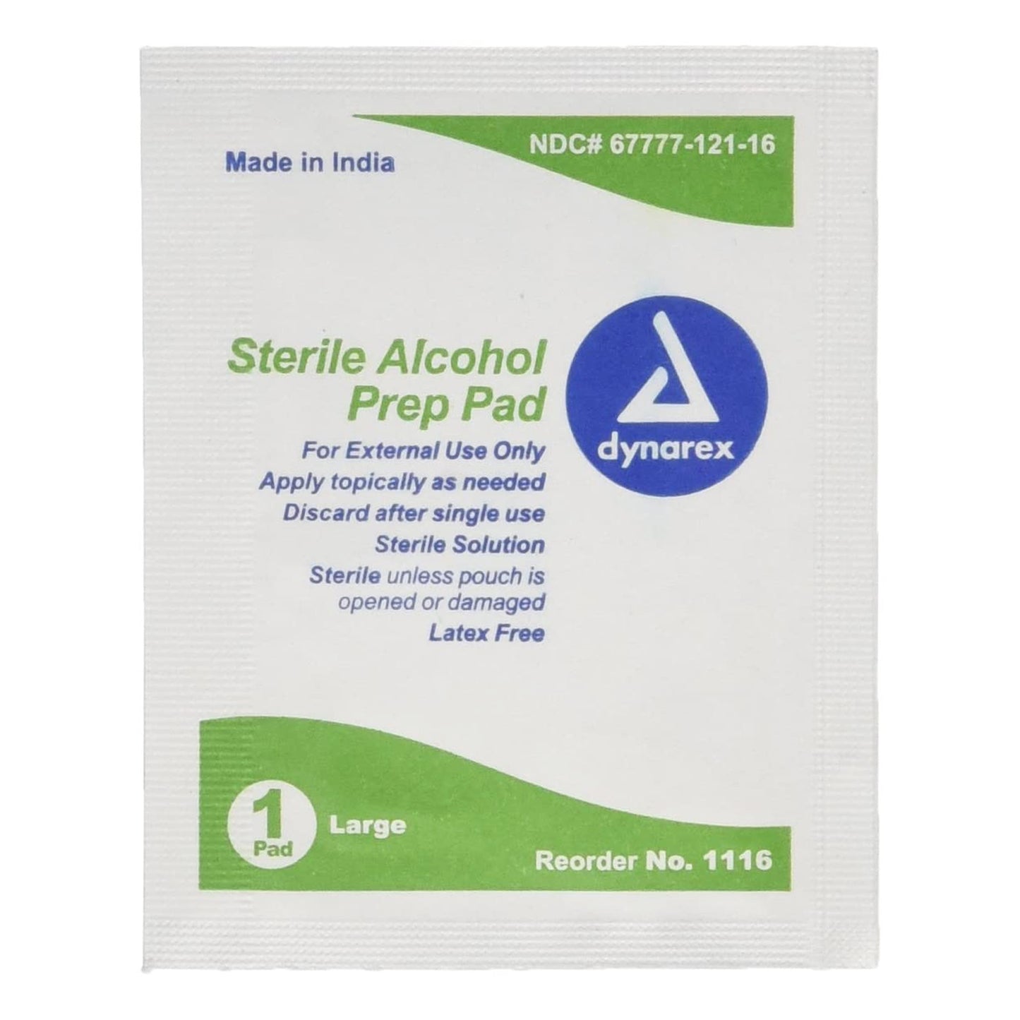 Alcohol Prep Pad Sterile, Large (100 count)