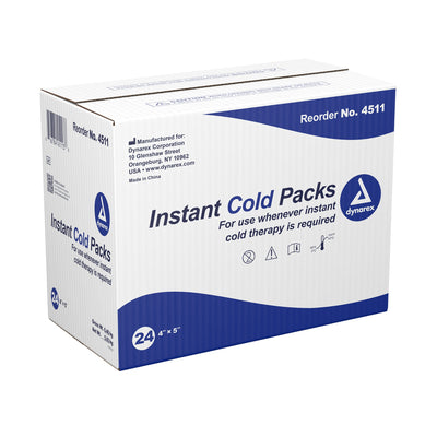 Disposable Instant Cold Pack Junior, 4"X5", Cs/24