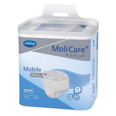 Molicare Premium Mobile 6D Disposable Protective Underwear Small 24" - 35"