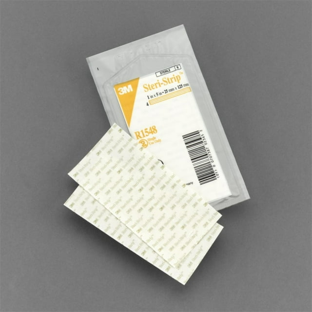 3M Steri-Strip Adhesive Skin Closure Strips, Reinforced, Sterile 25mm x 125mm