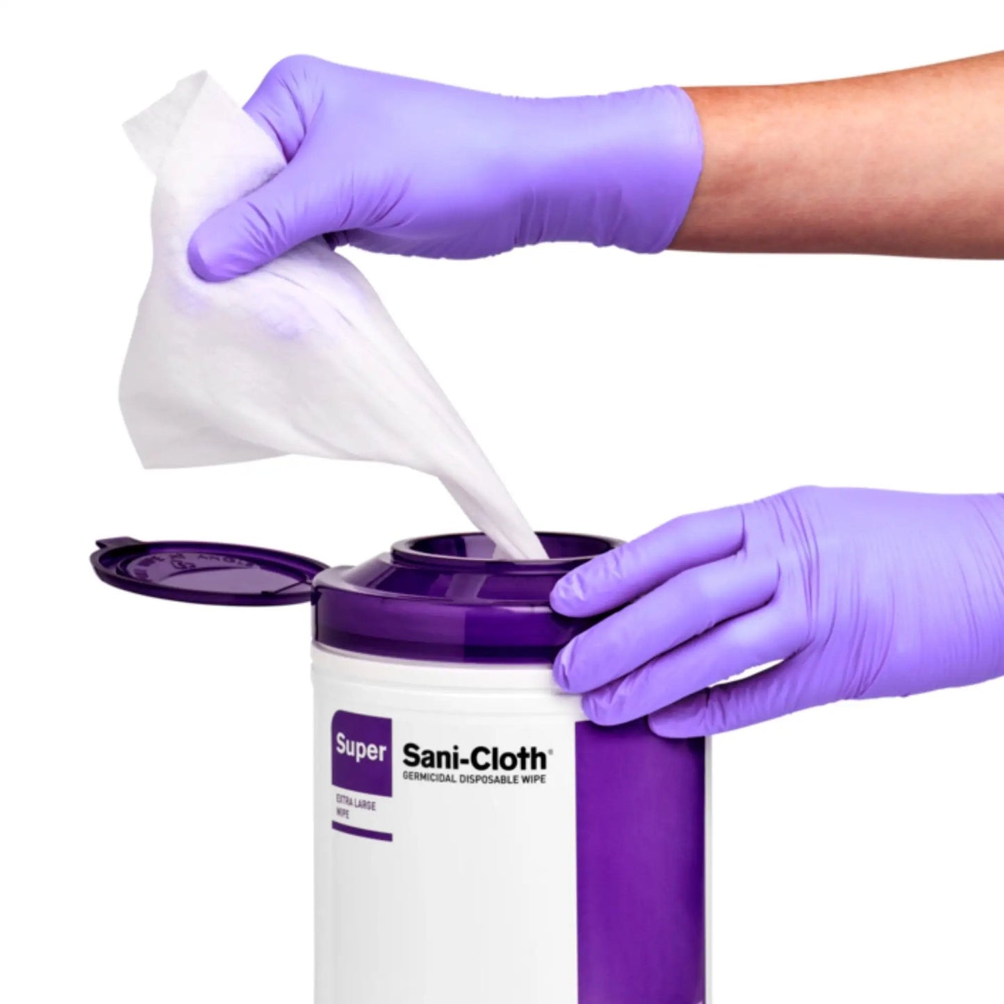 Super Sani-Cloth Surface Disinfectant Wipe, Large Canister 160 Count