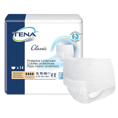 Tena Classic Protective Underwear, XL 60" to 64" Waist