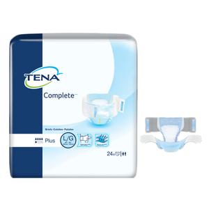 Tena Complete Brief, Large, 40" - 56" Blue