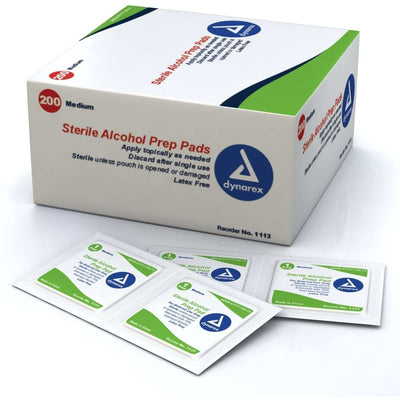 Dyranex Alcohol Prep Pads Medium, Non-woven, Soft and Absorbent