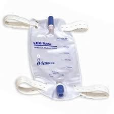 Urinary Leg Bags, Sterile, Large, 1000ml with Valve