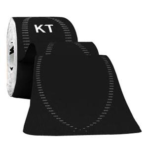 KT Tape Pro, Synthetic, 20 Pre-Cut 2" x 10" Strips, Jet Black