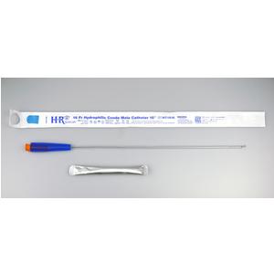 TruCath Hydrophilic Catheter with water bag and touch free sleeve, 16FR, 16"